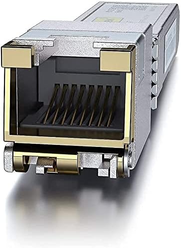 10Gtek 1.25/2.5/5/10G-T SFP+ to RJ45 CAT.6a Copper Module, Auto-Negotiation SFP+ to Ethernet Transceiver for HPP, HP Aruba, TP-Link TL-SM5310-T and More, up to 30-Meter|B0C1XJQ435