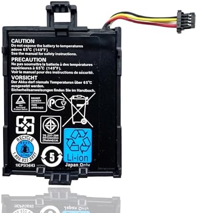 T40JJ Battery for Dell Perc Raid H710 H710P H730 H730p H810 H830 PowerEdge M620 R320 R420 R520 R620 R720 R820 T110 II T420 70K80 H132V|B0C4PYMFLF