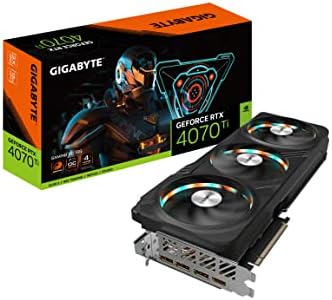 GIGABYTE GeForce RTX 5070 Ti Gaming OC 16G Graphics Card, 16GB 256-bit GDDR7, PCIe 5.0, WINDFORCE Cooling System, GV-N507TGAMING OC-16GD Video Card|B0DTRC7782