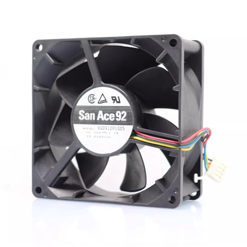 DC12V 1.1A 4-wire 92x92x38mm 92mm Temperature Control Cooling Fan 9G0912P1G05|B0D9Y96G2V