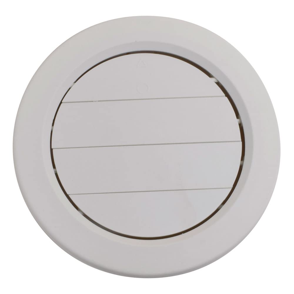 Valterra A10-3359VP Adjustable Ceiling Vent, Medium White