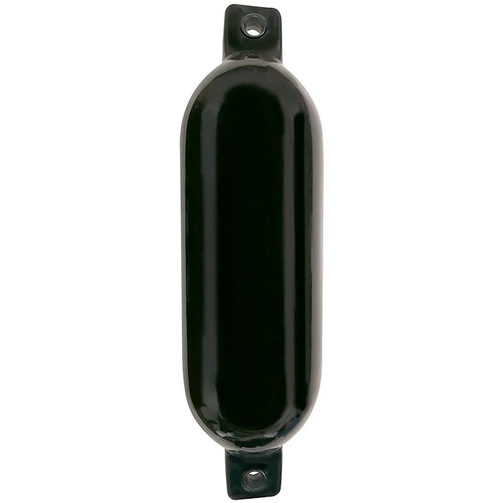 Seachoice DE74206S 79053 Twin Eye Smooth Fender Black, 5.5" x 20"