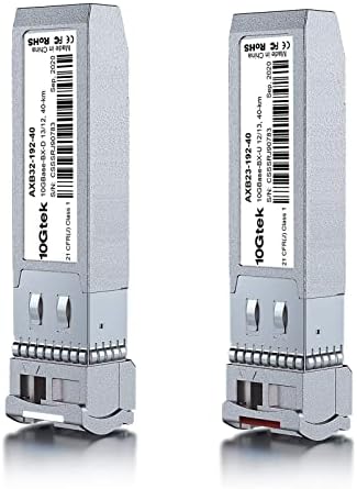 10Gtek 10GBase-T SFP+ to RJ-45 Transceiver, 10Gbe SFP+ Copper Ethernet CAT6a Module, up to 30m, for Cisco SFP-10G-T-S, Ubiquiti UniFi, Fortinet, TP-Link and More|B01KFBFL16