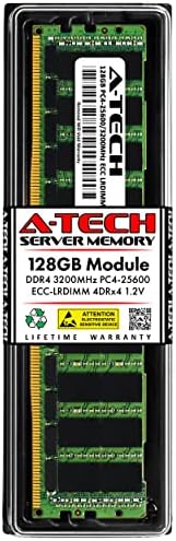A-Tech 64GB Kit (2x32GB DDR4 2400MHz PC4-19200 ECC LRDIMM 4Rx4 Quad Rank 1.2V Load Reduced DIMM 288-Pin Server RAM Memory Upgrade Modules (A-Tech Enterprise Series