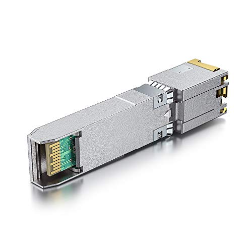 H!Fiber 10G Multimode SFP+ LC Module, 10GBase-SR Fiber Transceiver for Cisco SFP-10G-SR, Meraki MA-SFP-10GB-SR, Ubiquiti UniFi UF-MM-10G, Mikrotik, Netgear and More (MMF,850nm,300m,DDM)|B06XDV3ZYW