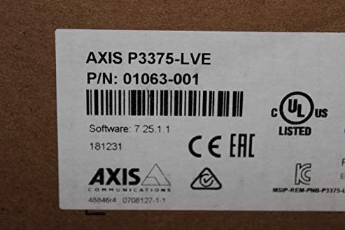 AXIS P3375-LVE 01063-001|B076THL13Z