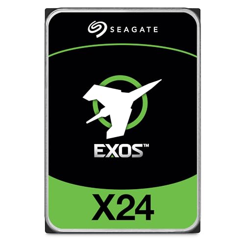Seagate Exos X24 16TB Enterprise Internal Hard Drive HDD - 6GB/s SAS 7200RPM 2.5M MTBF (ST16000NM002H)|B0CN5LNQSC