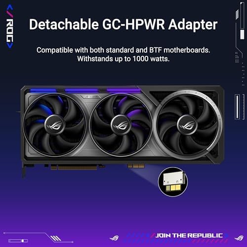 ASUS ROG Astral GeForce RTX™ 5090 OC Edition Gaming Graphics Card (PCIe® 5.0, 32GB GDDR7, HDMI®/DP 2.1, 3.8-Slot, 4-Fan Design, Axial-tech Fans, Patented Vapor Chamber, Phase-Change GPU Thermal pad