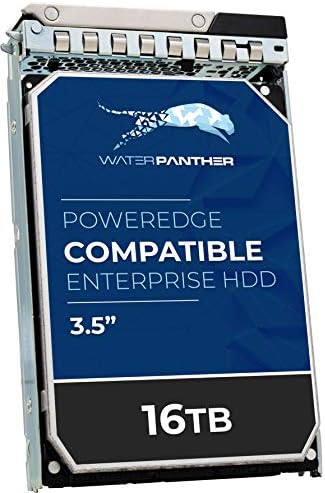 Water Panther 12TB 7200 RPM SATA 6Gb/s 3.5" HDD for Dell PowerEdge Servers | Enterprise Hard Drive in 13G Tray