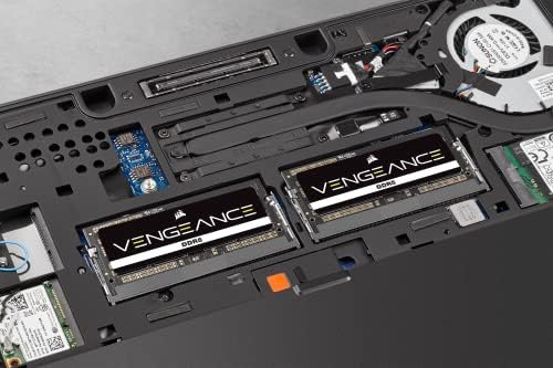 CORSAIR Vengeance SODIMM DDR5 RAM 32GB (1x32GB 4800MHz CL40-40-40-77 1.1V Intel AMD Laptop Notebook Memory - Black (CMSX32GX5M1A4800C40