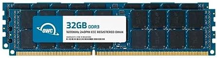 OWC 64GB (2x32GB DDR3 1600 PC3-12800 CL11 4Rx4 240-pin 1.5V ECC Registered RDIMM Memory RAM Module Upgrade Kit for Select Workstations or Servers