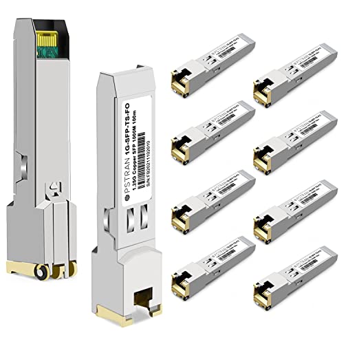 1000BASE-SX SFP Optical Transceiver Module Compatible with HPE Aruba J4858D J4858DCM JL745A Q8N53A ProCurve J4858C J4858B J4858A 850nm 550m DDM Duplex LC MMF 10pcs/Pack|B09MTS8WKP