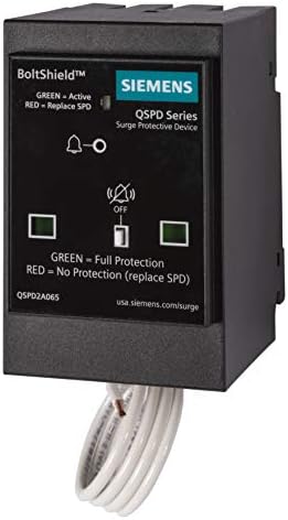 SIEMENS BOLTSHIELD Plug-in Surge Protection Device 2-Pole 65kA 120/240V, 1Ø, 3W