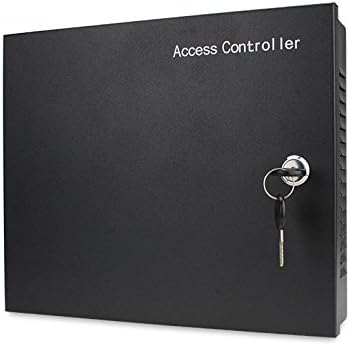 MENGQI-CONTROL 4 Doors Access Control System Core Control Components Metal 5A 110V-240V Power Supply Box and 4 Doors TCP/IP Access Control Panel Wiegand Controller,Computer Based Software,Remote Open