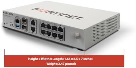 Fortinet FortiGate - 90G Next Generation Firewall (NGFW | 8X GE RJ45, 2X 10GE RJ45/SFP+ Ports (Appliance Only, No Subscription (FG-90G