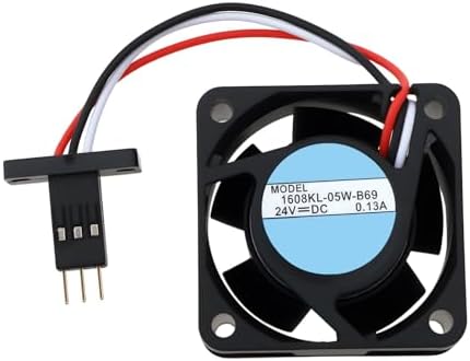 eMagTech 3Pin Cooling Fan DC24V 0.13A 1608KL-05W-B69 Suitable for Heat Dissipation Network Communication Equipment|B0FKSF319N