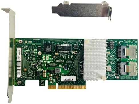 SAS HBA Card Compatible with LSI 9201-8i & 9211-8i IT Mode PCIe SATA Expansion Card, 8-Port 6Gbps PCIe 2.0, SAS Expander Support, HBA Controller with 2X SFF-8087 to 4X SATA Cables for ZFS TrueNAS