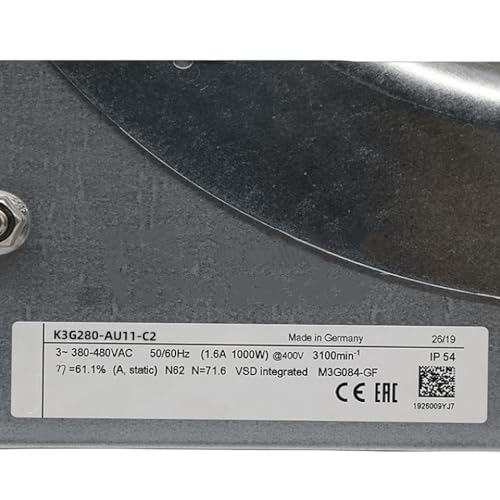 380V-480V K3G280-AU11-C2 1.6A 1000W 3100RPM Cooling Fan