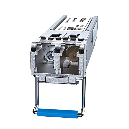 10Gtek 1.25G SFP Transceiver 1000Base-LX, 1310nm SMF SingleMode Fiber Optic Module, up to 10 km, for Cisco GLC-LH-SMD, Meraki MA-SFP-1GB-LX10, Ubiquiti UniFi, Fortinet, Mikrotik, TP-Link, Pack of 2|B08BP6MX14