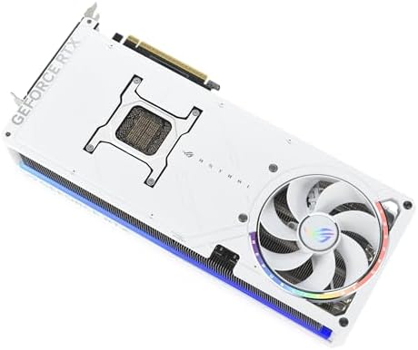 ASUS ROG Astral GeForce RTX 5090 White OC Edition Gaming Graphics Card (PCIe 5.0, 32GB GDDR7, HDMI/DP 2.1, 3.8-slot, 4fan design, Axial-tech fans, patented vapor chamber, Phase-change GPU thermal pad)|B0FJQNQ8M7