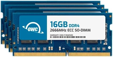 64GB (2x32GB DDR4 2666MHz PC4-21300 CL19 2RX8 ECC Unbuffered SODIMM 1.2V 260-pin Memory RAM