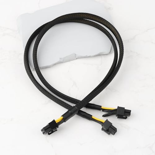 Create idea 10pin to 6+8pin 50cm PCIe GPU Power Adapter Cable Compatible with HP ML350 ML360 G9|B0FWZB2LP9