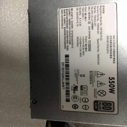 PSU for ML150 DL120 DL60 DL180 550W Power Supply HSTNS-PL53 765423-201 748949-001 766879-001 730941-B21