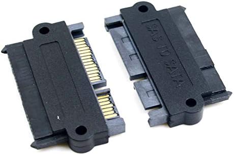 Wixine 2Pcs Main Board Small Port SAS Hard Disk Adapter SFF-8482 to SATA 22 Pin Adapter Card|B08DLXPFTX