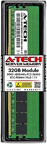 A-Tech 32GB RAM for Dell PowerEdge C6620, HS5610, R660, R6625, R760, R760xd2, R7625, R860, XE9640, XE9680 | DDR5 4800MHz PC5-38400 EC8 RDIMM 2Rx8 ECC Registered Server Memory Upgrade