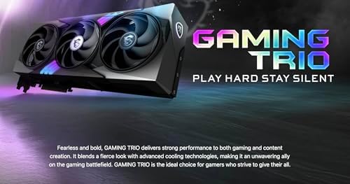 msi Gaming Trio GeForce 5090 OC 32GB GDDR7 GPU, 32GB GDDR7, PCI Express® Gen 5, Boost: 2482 MHz (Gaming & Silent Mode), Memory Bus, 512-bit. Bundle with Targus Dock Station and Backpack Alienware.|B0F4RKVGGY