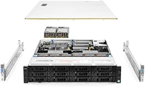 Dell PowerEdge R730xd Server 2.20Ghz 24-Core 128GB RAM 12x 8TB SAS 2X 480GB SSD (Renewed)|B0BYFP9X7V