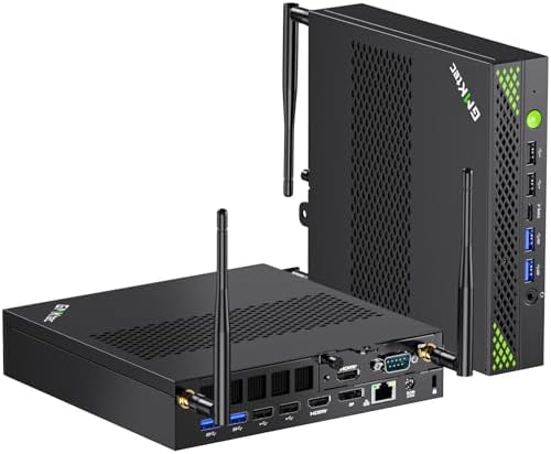 GMKtec AI Mini PC Ultra 9 285H (Turbo 5.4GHz) 96GB DDR5 2TB PCIe 4.0 SSD Mini Gaming Computer 3X M.2 Expansion Slots, Oculink, Quad Screen 8K Display EVO-T1|B0FH54R8J3