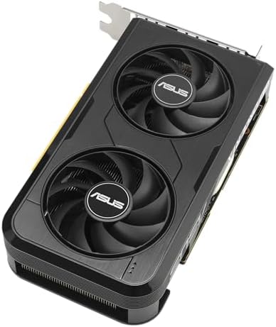 ASUS Dual NVIDIA GeForce RTX 3050 6GB OC Edition Gaming Graphics Card - PCIe 4.0, 6GB GDDR6 Memory, HDMI 2.1, DisplayPort 1.4a, 2-Slot Design, Axial-tech Fan Design, 0dB Technology, Steel Bracket|B0CVCG2VPK