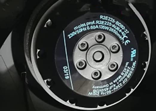 R2E225-BD92-37 230V 0.6A 135W M2E068-DF Centrifugal Fan