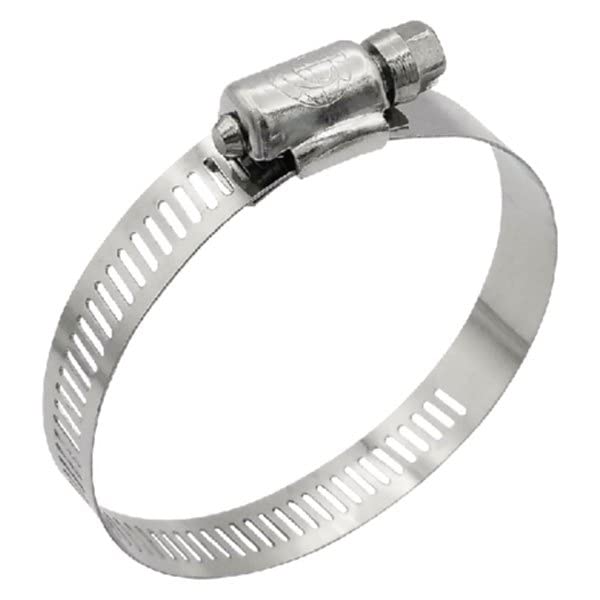Seachoice 50-23379 Stainless-Steel Marine Hose Clamps, 1/2" Band, Size #6, 10/Bx