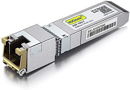 10Gtek 1000BASE-SX Gigabit SFP LC Multi-Mode Transceiver, Mini-GBIC Module for Cisco GLC-SX-MMD/GLC-SX-MM/SFP-GE-S, Ubiquiti UniFi UF-MM-1G, Meraki, Fortinet, TP-Link, 850nm, DDM, 550m, Pack of 2|B077SVS65C