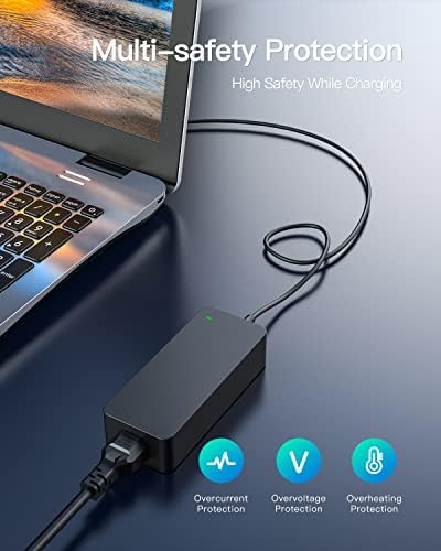 90W 65W Slim Tip Power Supply Fit for Lenovo ThinkCentre M70q M75q M90q M920 M720, Replacement for IdeaCentre AIO 3 5 300 300S 310 A340 A540, Charger with Indicator Light|B0B3RML8MJ