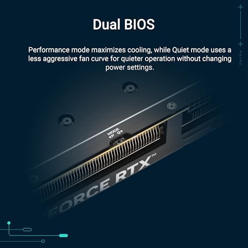ASUS Dual NVIDIA GeForce RTX 3050 6GB OC Edition Gaming Graphics Card - PCIe 4.0, 6GB GDDR6 Memory, HDMI 2.1, DisplayPort 1.4a, 2-Slot Design, Axial-tech Fan Design, 0dB Technology, Steel Bracket|B0CVCG2VPK
