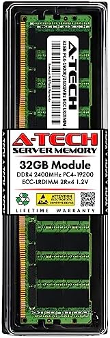 A-Tech 64GB Kit (2x32GB DDR4 2400MHz PC4-19200 ECC LRDIMM 4Rx4 Quad Rank 1.2V Load Reduced DIMM 288-Pin Server RAM Memory Upgrade Modules (A-Tech Enterprise Series