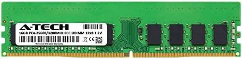 A-Tech 16GB RAM Replacement for Dell SNPR1WG8C/16G, AB663418, R1WG8, 0R1WG8 | DDR4 3200MHz PC4-25600 1Rx8 ECC Unbuffered UDIMM Single Server Memory Module