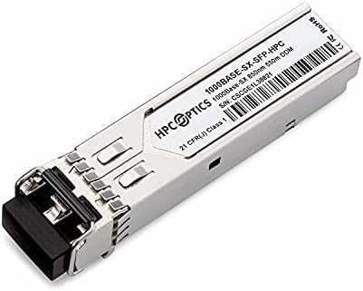 Compatible with HPE Aruba J4858D 1000BASE-SX SFP Transceiver | 1G SX MMF 850nm J4858D-HPC|B09B2R3H1M