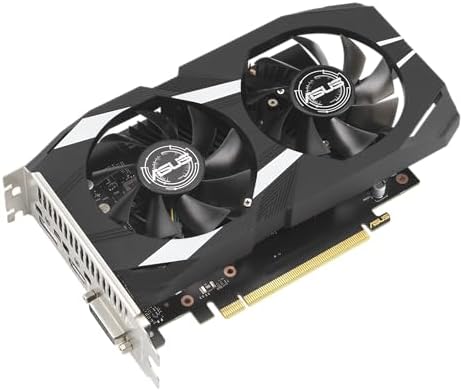 ASUS Dual NVIDIA GeForce RTX 3050 6GB OC Edition Gaming Graphics Card - PCIe 4.0, 6GB GDDR6 Memory, HDMI 2.1, DisplayPort 1.4a, 2-Slot Design, Axial-tech Fan Design, 0dB Technology, Steel Bracket|B0CVCG2VPK