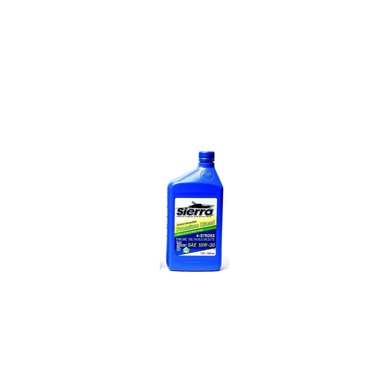 Sierra 9420CAT7 4-Stroke Mineral Forumulation Marine Outboard Engine Oil, 10W-30, 55 Gal Drum