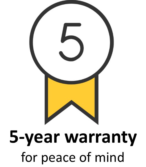 Axis 5-year-warranty Logo