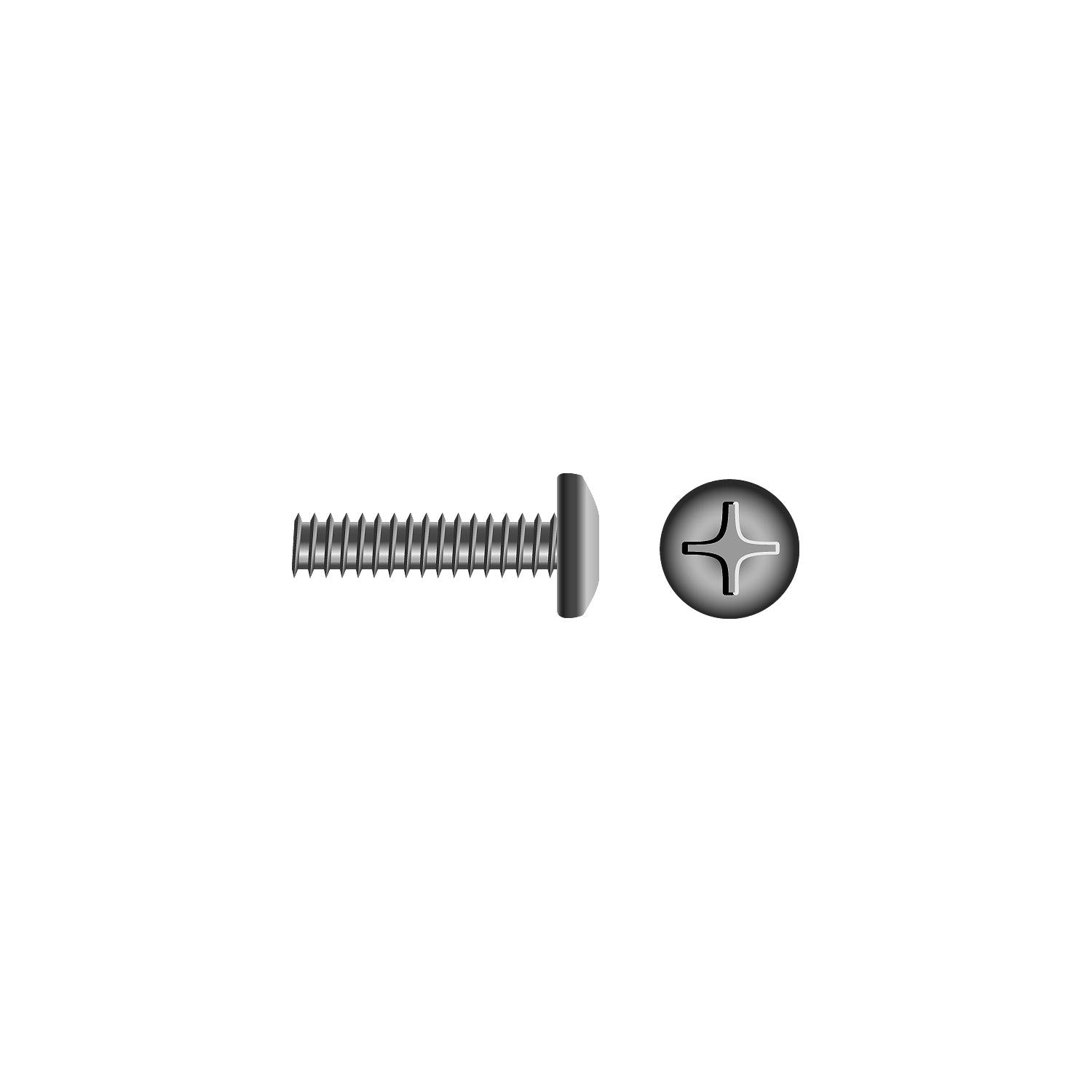 Seachoice SC3672 Phillips Machine Screw Pan Head. 12-24 x 3/4"