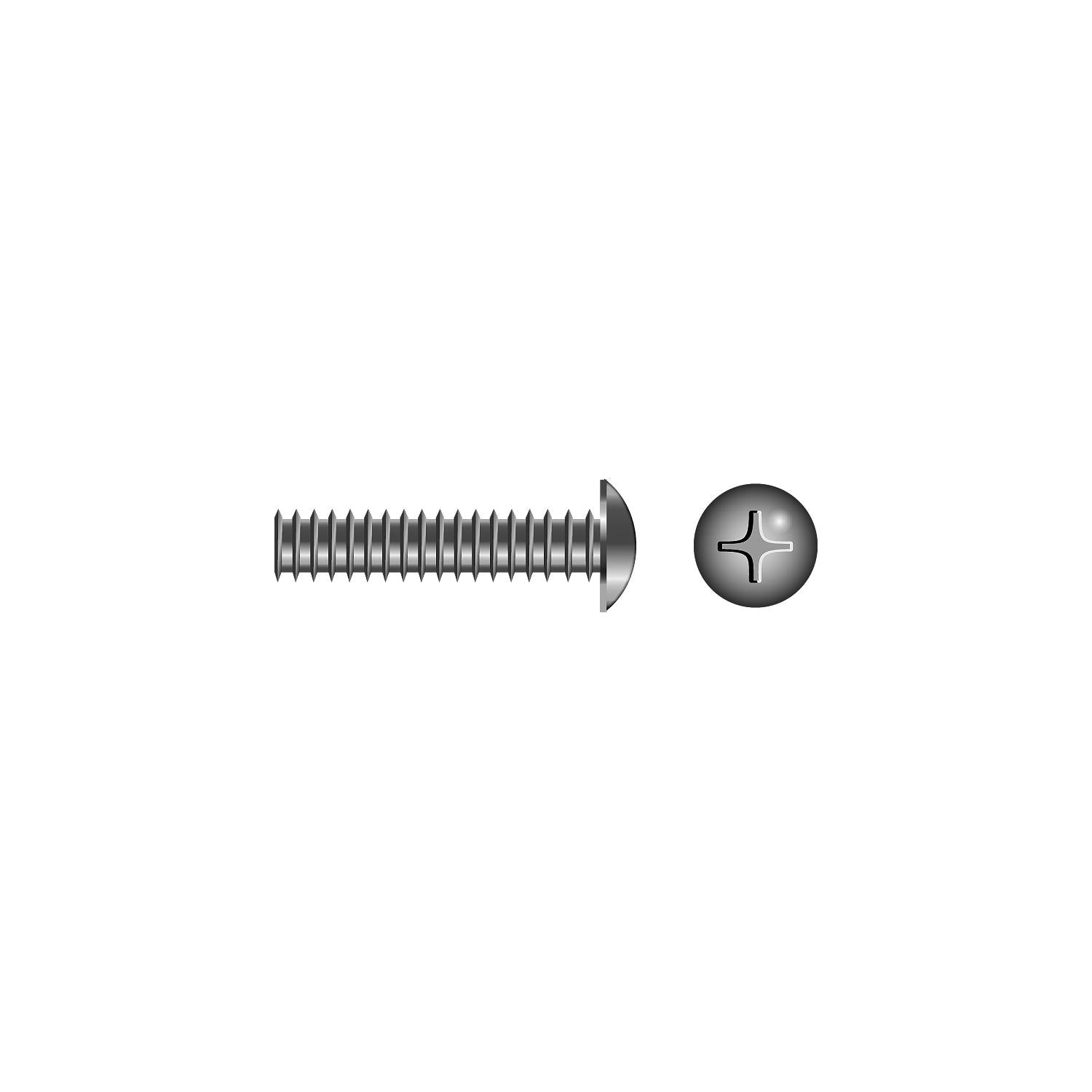 Seachoice SC3037 Phillips Machine Screw Truss Head 8-32 x 3/4"