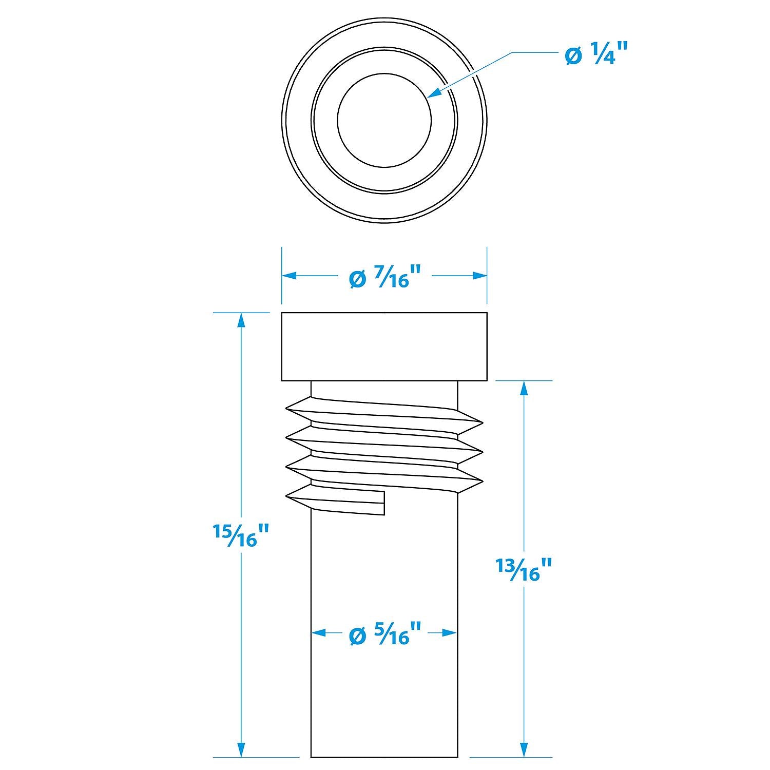 Seachoice VHF Cable Antenna Connector Adapter
