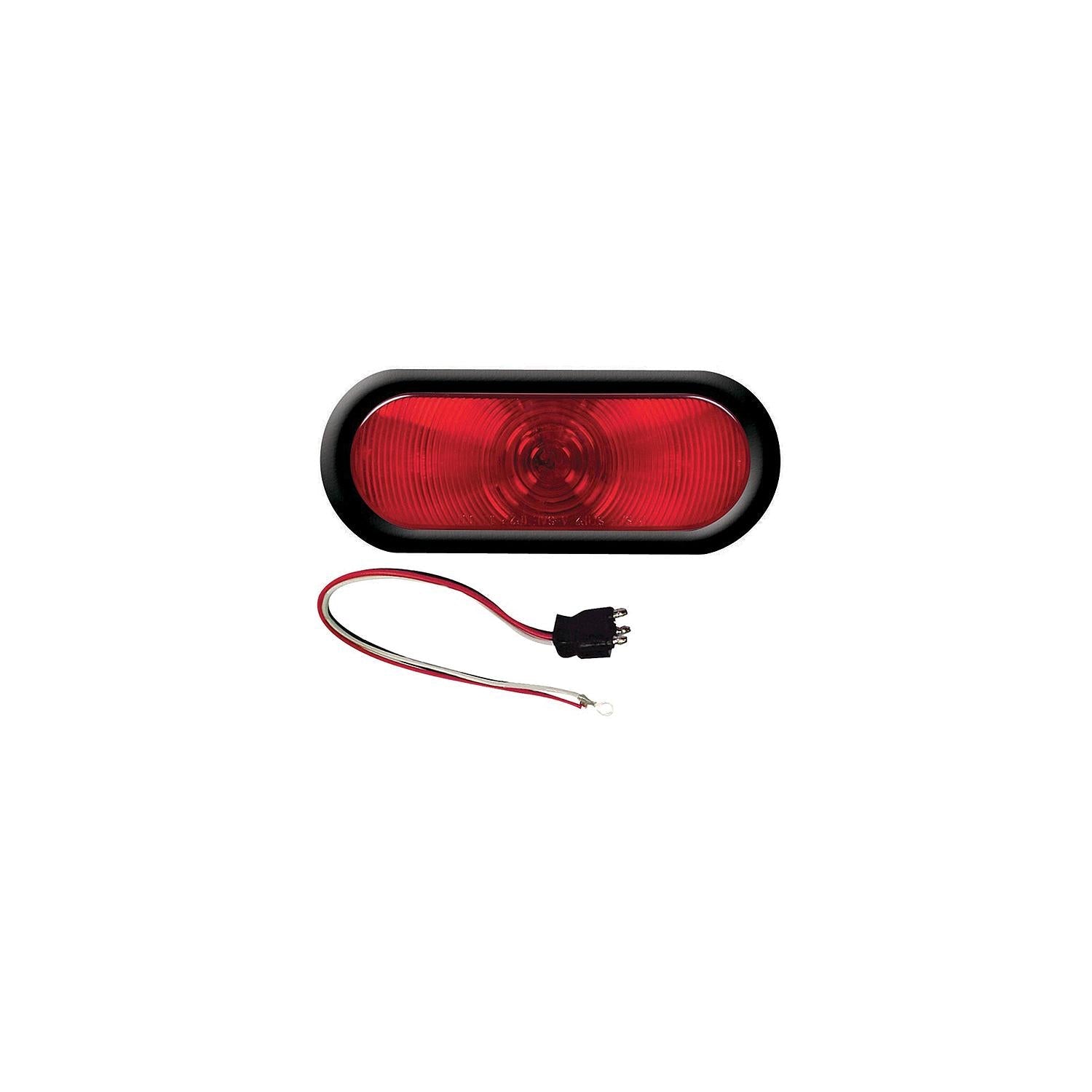 Seachoice ST70RKSCH 52931 3-Function Sealed Oval Flush-Mount Tail Light