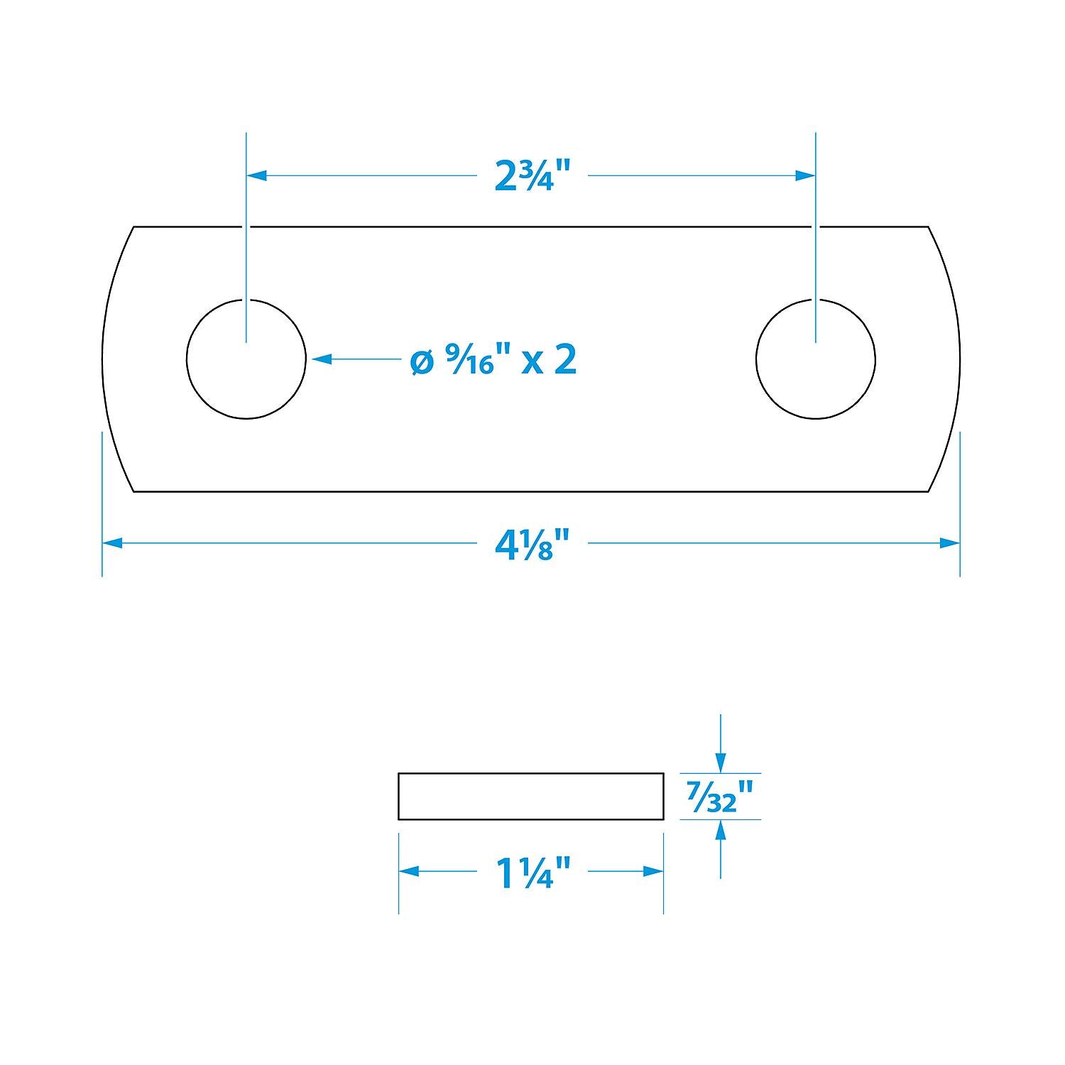 Seachoice 54881 Spring Shackles (2 Per Pack)