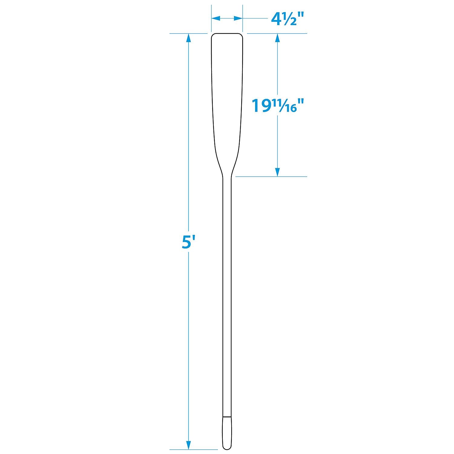 Seachoice 71151 Premium Varnished Oar With Comfort Grip, 5'